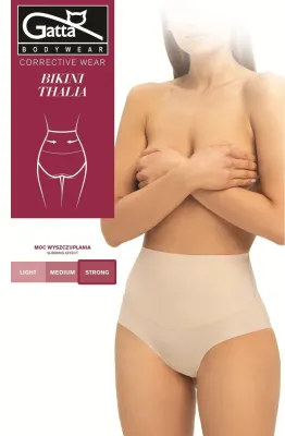 Трусы женские Gatta Bikini Thalia, сильно стройнящие, бежевые
