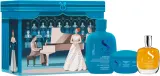 Подарочный набор для волос Alfaparf Semi Di Lino Curls Holiday Gift Set: шампунь, маска, масло для волос — фото 1