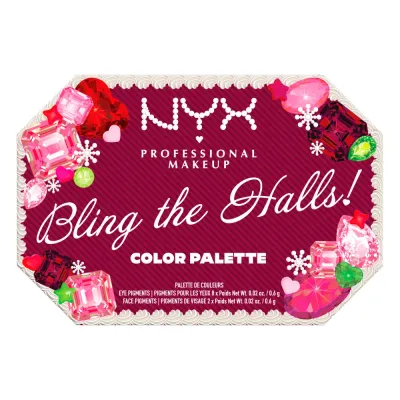 Палетка для макияжа NYX Professional Makeup Xmas Bling The Halls Color Palette, 6 г