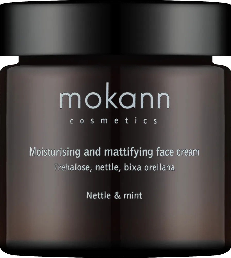 Mokosh Cosmetics Mokann Cosmetics Moisturising and Mattifying Face Cream Nettle Mint - Крем для лица Mokann Cosmetics Nettle Mint «Крапива с мятой» увлажняющий, матирующий, 60 мл