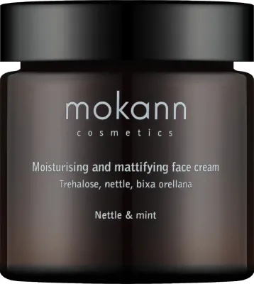 Mokosh Cosmetics Mokann Cosmetics Moisturising and Mattifying Face Cream Nettle Mint - Крем для лица Mokann Cosmetics Nettle Mint «Крапива с мятой» увлажняющий, матирующий, 60 мл