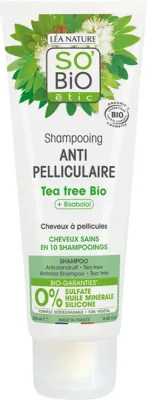 Шампунь против перхоти So'Bio Etic Tea Tree and Bisabolol Anti-Dandruff Shampoo, 250 мл