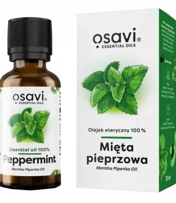 Эфирное масло мяты перечной Osavi Essential Oil 100% Peppermint, 10 и, 10 мл