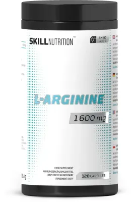 L-аргинин Skill Nutrition L-Arginine 1600 mg, БАД, в капсулах, 120 шт
