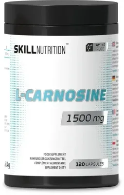 L-карнозин Skill Nutrition L-Carnosine 1500mg, 1500 мг, БАД, в капсулах, 120 шт