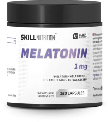 Мелатонин Skill Nutrition Melatonin 1mg, 1 мг, БАД, в капсулах, 120 шт