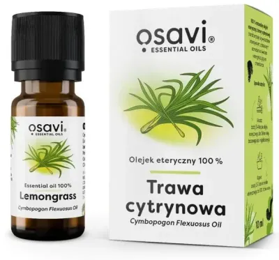Эфирное масло лемонграсса Osavi Essential Oil 100% Lemongrass, 10 и, 10 мл