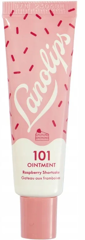 Бальзам для губ Lanolips 101 Ointment Multi-Balm Raspberry Shortcake многофункциональный, малиновый торт, 10 г