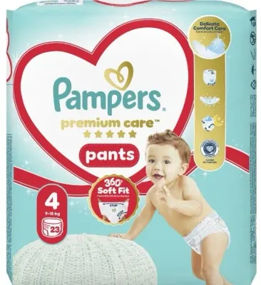 Подгузники-трусики Pampers Premium Care Pants, размер 4 (9-15 кг), 23 шт