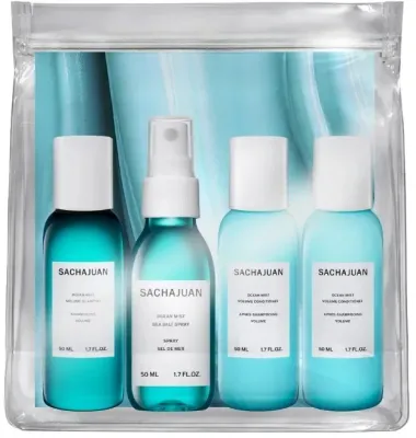 Набор Sachajuan Ocean Mist Discovery Kit: шампунь 50 мл, кондиционер 2 по 50 мл и спрей для волос 50 мл