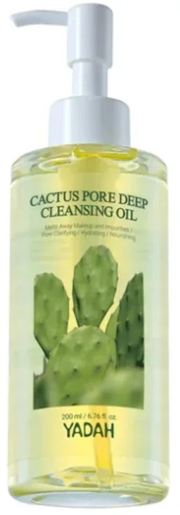 Гидрофильное масло Yadah Cactus Pore Deep Cleansing Oil для лица, 200 мл