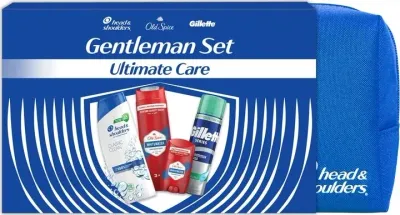 Head & Shoulders Head & Shoulders + Old Spice + Gillette - Набор для мужчин Old Spice, Gillette и Хэд энд Шолдерс, 5 средств