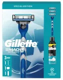 Набор для бритья Gillette Mach3 Sport: пена для бритья, бритва и лезвия — фото 1