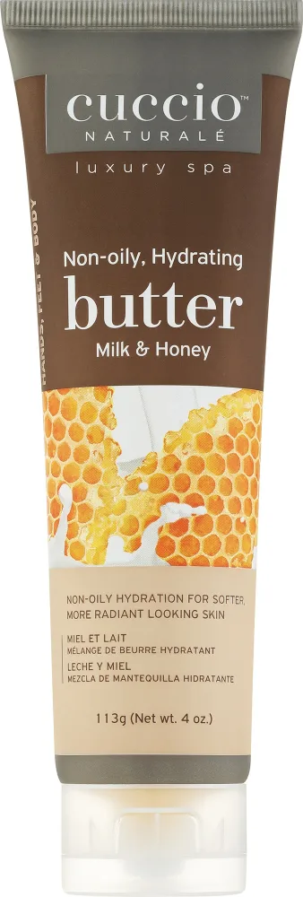 Баттер для тела Cuccio Naturale Milk Honey Body Butter для рук, ног и тела, с молоком и мёдом, в тубе, 113 г