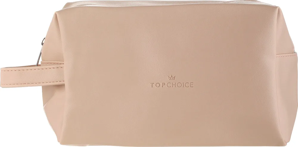 Косметичка Top Choice 96983 пудрово-бежевая, 1 шт