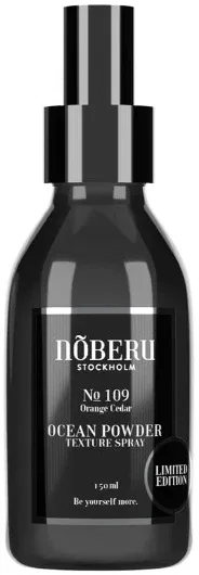 Noberu Of Sweden Noberu Stockholm №109 Orange Cedar Ocean Powder Texture Spray Limited Edition - Спрей для укладки волос Noberu Stockholm №109 Orange Cedar Ocean Powder Texture Spray текстурирующий, лимитированная серия, 50 мл / 150 мл