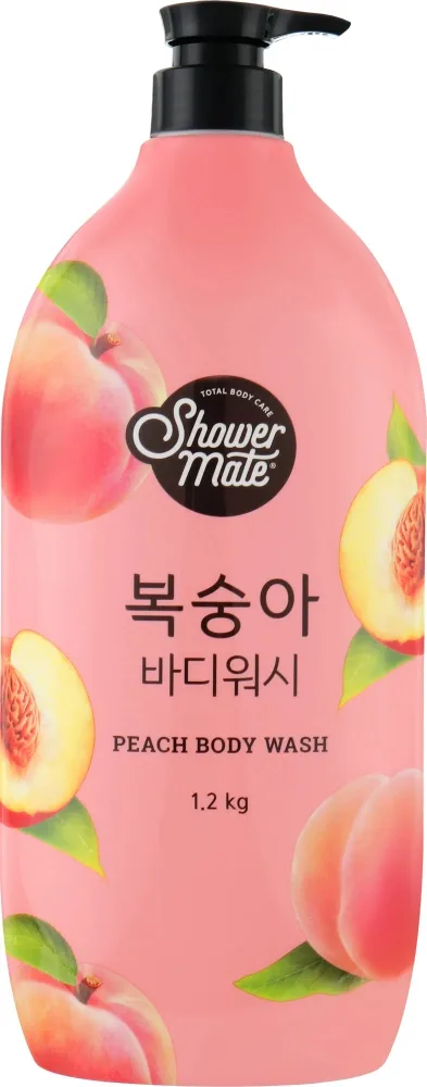 Гель для душа KeraSys Shower Mate Peach Body Wash с ароматом персика, 1200 мл