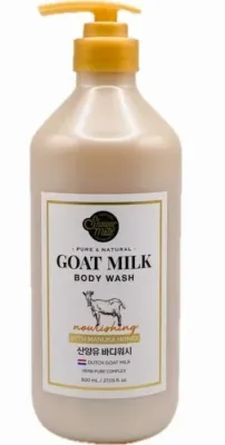 Гель для душа KeraSys Shower Mate Goat Milk Body Wash Nourishing Manuka Honey «Козье молоко и мёд манука», 800 мл