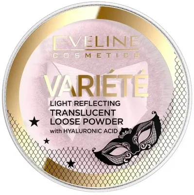 Пудра рассыпчатая фиксирующая Eveline Cosmetics Variete Light Reflecting Translucent Loose Powder, 5 г