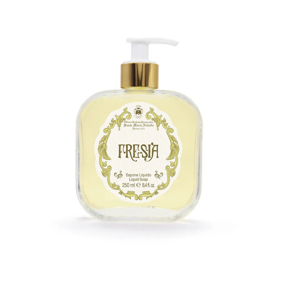 Жидкое мыло Santa Maria Novella Fresia, оттенок стеклянная упаковка
