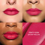 Помада для губ "Розовый рассвет" Fenty Beauty Fenty Icon Velvet Liquid Lipstick, Smurf'Melon, 5.5 г — фото 1