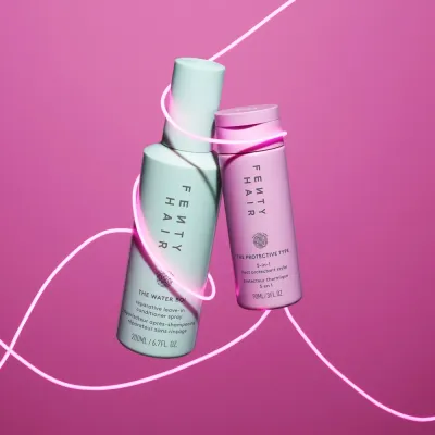 Набор для волос: Одживка без смывания + Термозащитный продукт Fenty Hair Hydrated + Hot Ones, 200 мл