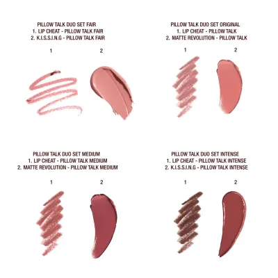 Набор 2 продуктов для макияжа губ Charlotte Tilbury Pillow Talk Duo Set, 1.5 г