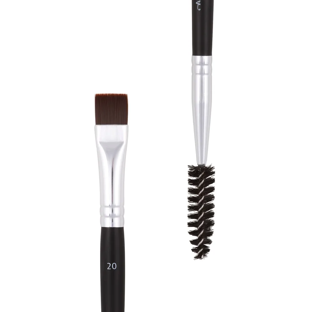 Anastasia Beverly Hills Duo Brush 20 двусторонняя кисть для бровей со спиралью, двойная кисть