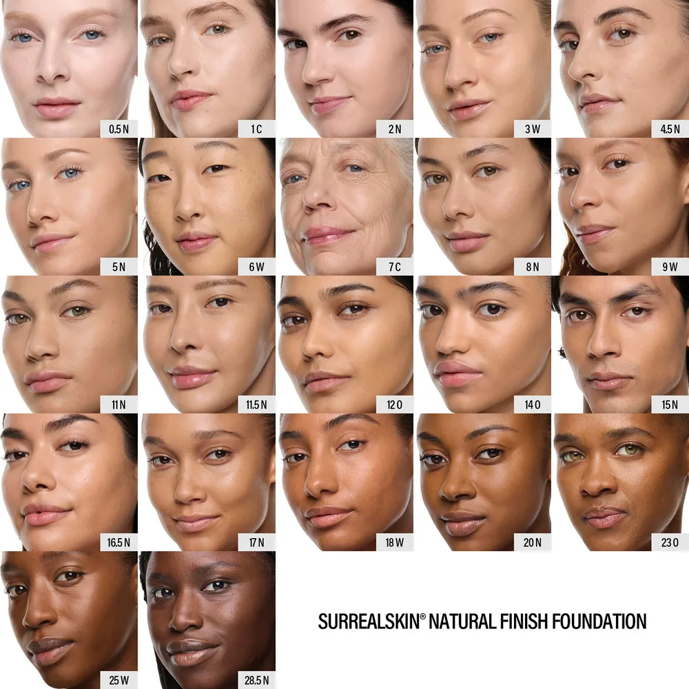 Натуральный жидкий тональный крем Makeup By Mario SurrealSkin Natural Finish Foundation, 30 мл, оттенок 8N