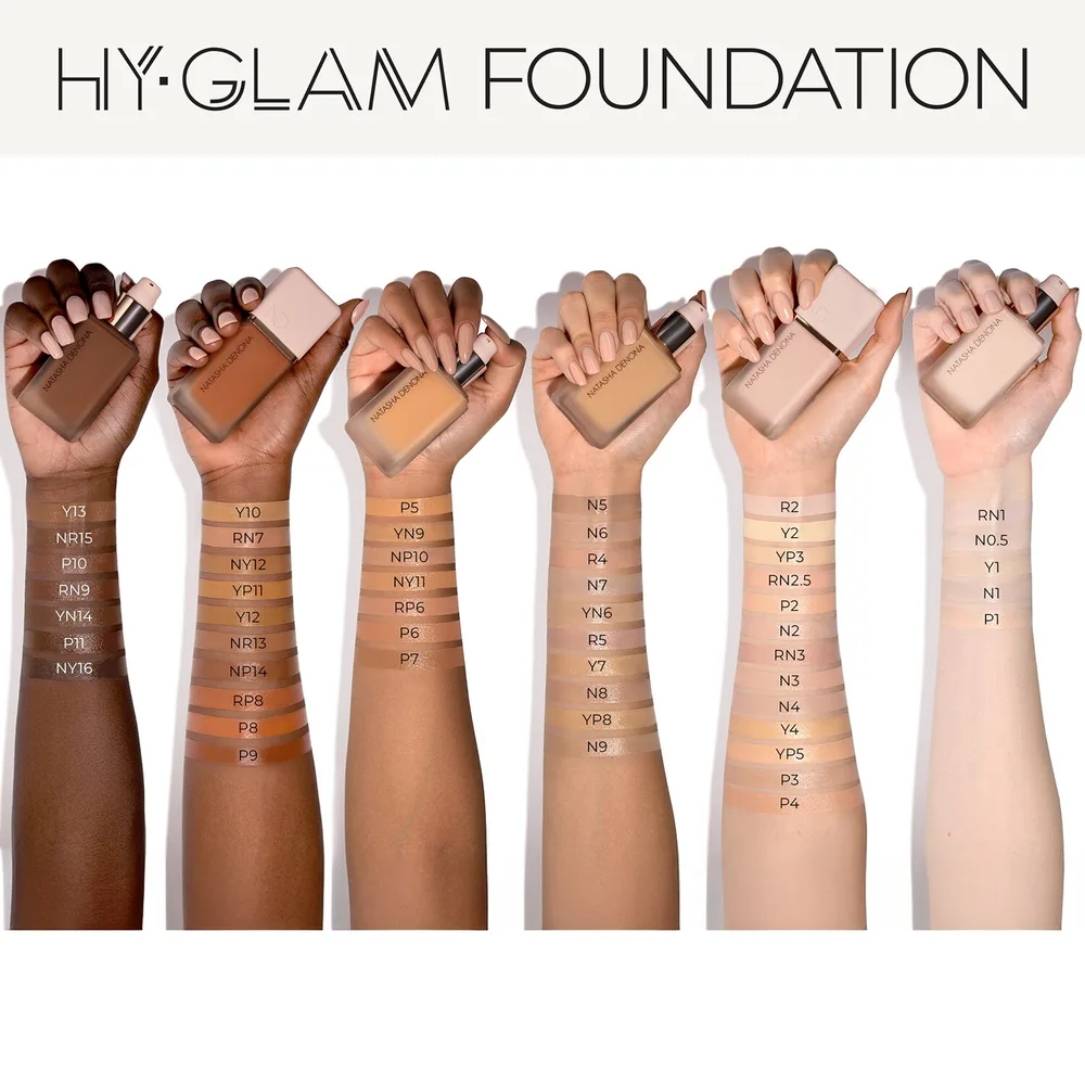 Макияж для лица - Крем-бальзам для сияния кожи Natasha Denona HY-GLAM Foundation, 30 мл, оттенок P2