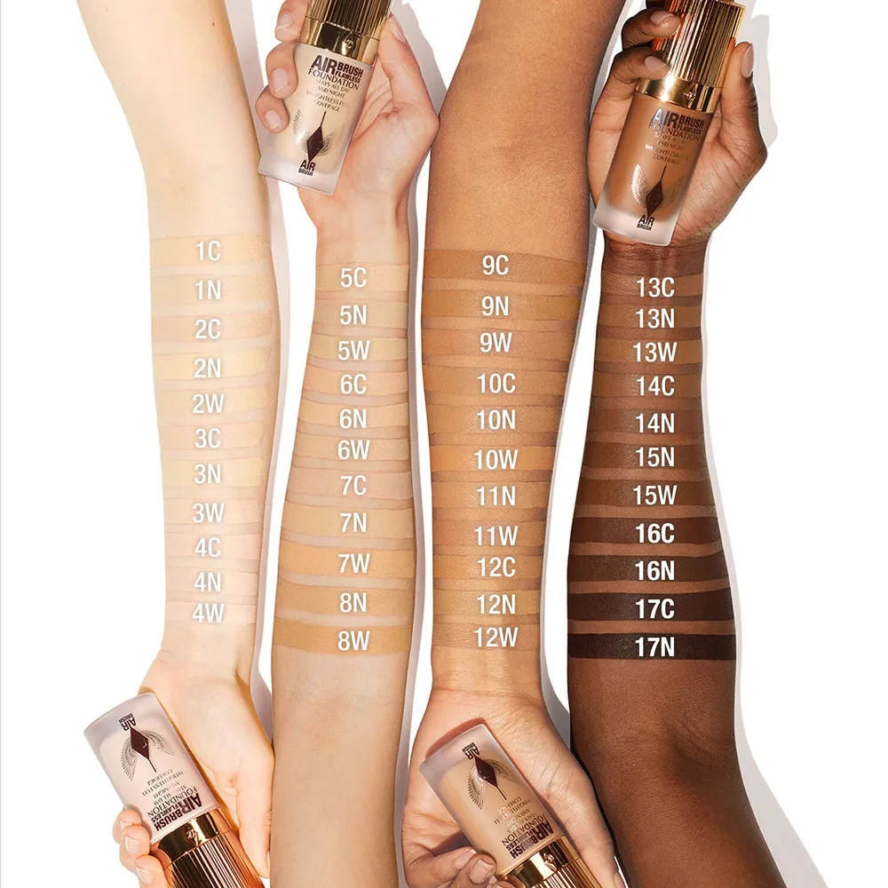 Макияж для лица - Крем-бальзам для сияния кожи Charlotte Tilbury Airbrush Flawless Foundation, 30 мл, оттенок 2 Neutral