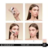 Пудра в компактной упаковке. Путешественный формат Givenchy Prisme Libre Loose Powder Mini, 3 г, оттенок N03 - Voile Rosé — фото 4