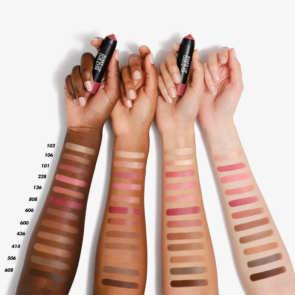 Макияж для лица - Крем-гель "Сияние кожи" Make Up For Ever Artist Color Crayon, 7 г, оттенок 808 - Boundless Berry