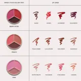 Макияж для лица: румяна Anastasia Beverly Hills Magic Touch Blush Trio, 9 г, оттенок Berry/Rose — фото 4
