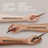 Estee Lauder BrowPerfect 3D All-in-One Styler стайлер для бровей 3 в 1 карандаш пудра и гель 03 Warm Blonde 0.07 г + 0.25 г + — фото 3