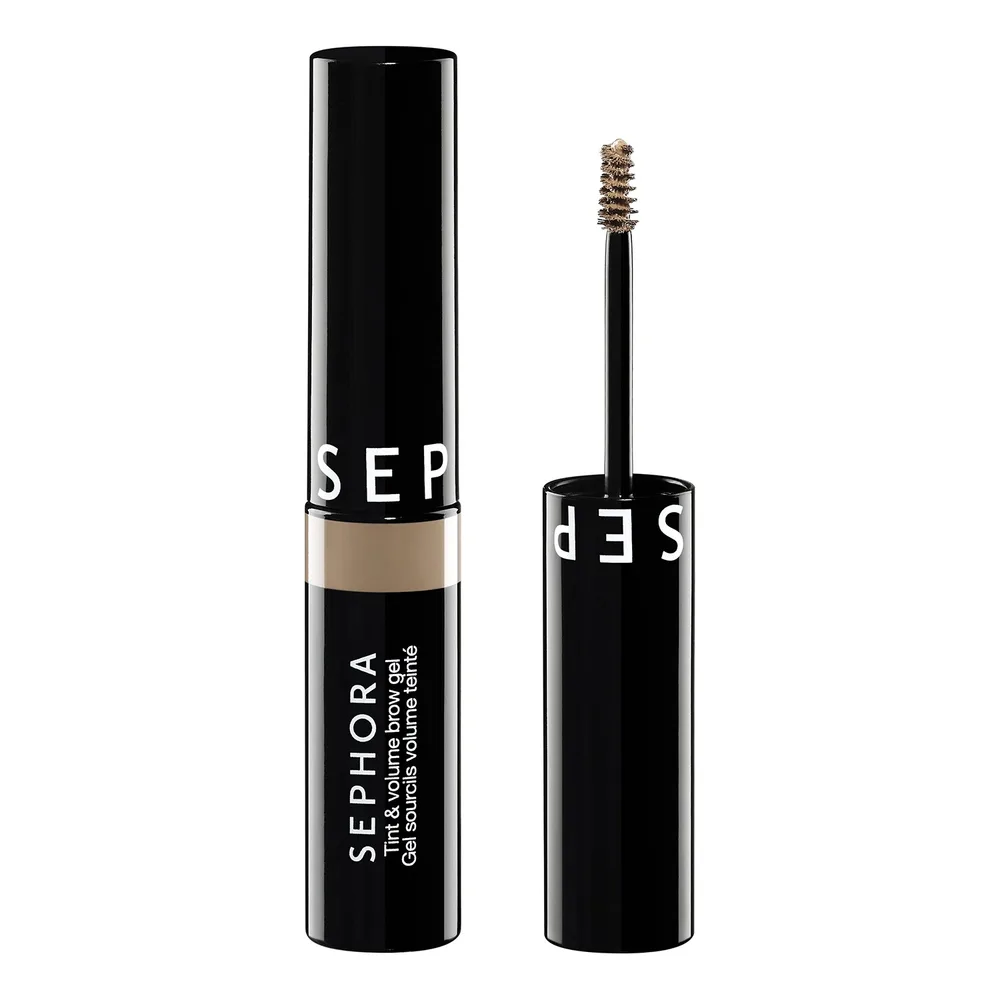 Цветной гель для бровей, утолщающий и придающий объем Sephora Collection Tint & volume brow gel, 5 мл, оттенок 01 Blond