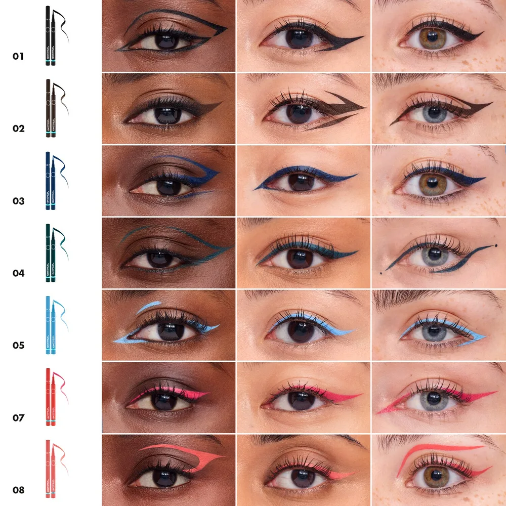 Точный глазной лайнер в карандаше Sephora Collection 12H Intense Ink Felt Liner Classic Line, оттенок 03 Navy blue