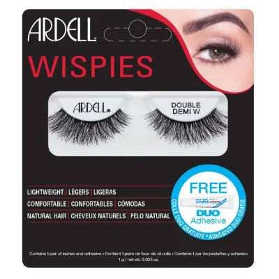 Ardell Double Up Demi Wispies накладные ресницы на ленте, чёрные, чёрный