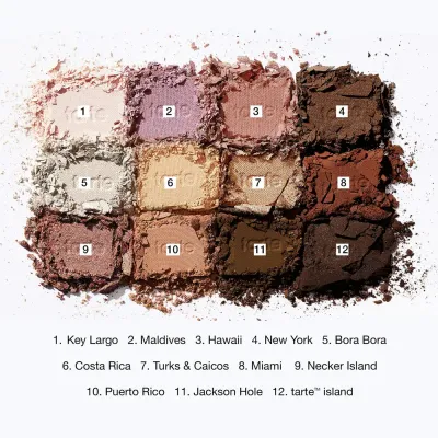 Палетка теней для век Tarte #trippinwithtarte Amazonian Clay Palette, 1.3 г