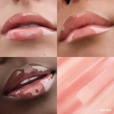 Набор двух блесков для губ Makeup By Mario SuperShine Lip Gloss Duo, Rose Glaze (4,5 мл) + Rose Gold
