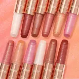 Блеск для губ с блестками Tarte Maracuja Juicy Lip Shimmer Glass Plump, 2.7 г, оттенок Peach — фото 5