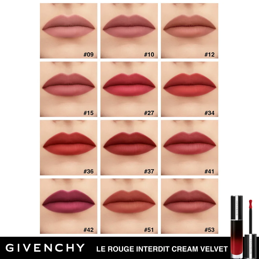 Помада для губ Givenchy The Red Forbidden Cream Velvet, оттенок Nr 53 Brun Délicat