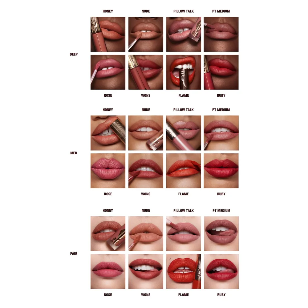 Помада для губ в жидкой форме Charlotte Tilbury Airbrush Flawless Lip Blur, 6.8 мл, оттенок Ruby Blur