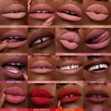Матовая жидкая помадка Huda Beauty Liquid Matte Lipstick, 4.2 мл, оттенок First Class — фото 5