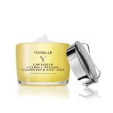 Крем для зрелой кожи лица, проблемная кожа: крем для сияния Yonelle Collagen Day and Night Cream with Vitamin C Premium, 55 мл — фото 1