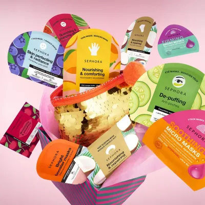 20 масок для ухода за телом от головы до ног Sephora Collection MAXI MASK SET, 20 шт