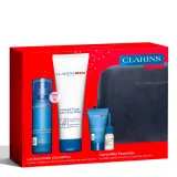 Clarins ClarinsMen Hydration — подарочный набор для мужчин: увлажняющий бальзам, гель для умывания и масло для бритья, 50 мл + 125 мл + 12 мл + 3 мл — фото 3