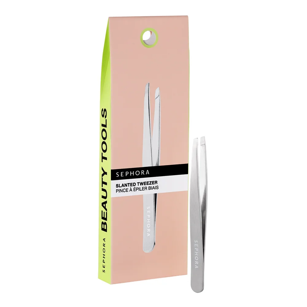 Sephora Collection пинцет для бровей скошенный 1 шт