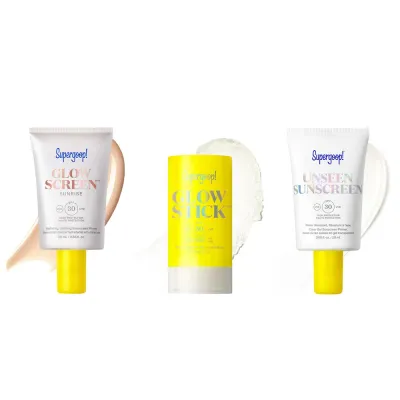 Набор средств для загара Supergoop! Beauty Essentials SPF Travel Kit, 20 мл