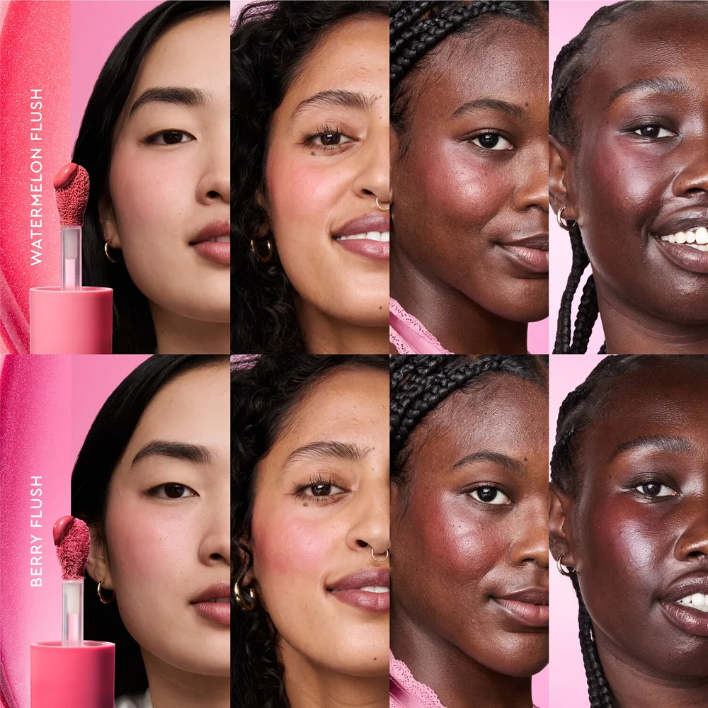 Сыворотка для лица, разглаживающая кожу Glow Recipe Watermelon Glow Niacinamide Dewy Flush, 12 мл, оттенок Berry Flush